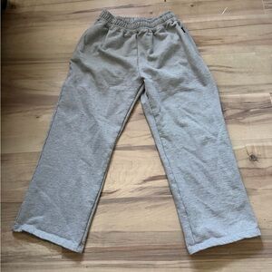 h:ours Light Gray Men’s Sweatpants with Elastic Waist